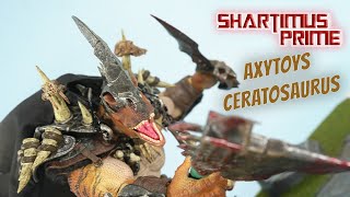 AxyToys Dinosaur Battlefield CERATOSAURUS 1:12 Scale Action Figure Review