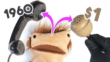 Take your voice back in time! Turn a TELEPHONE into a MICROPHONE for recording! + $1 DIY MIC!