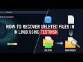 How to Recover Deleted Files in Linux Using TestDisk