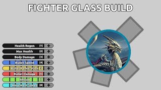 FIGHTER GLASS BUILD - HOW GOOD IS IT? - FFA 753K - Diep.io Fighter Builds Series #3