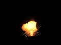 black powder burst VFX effect black screen