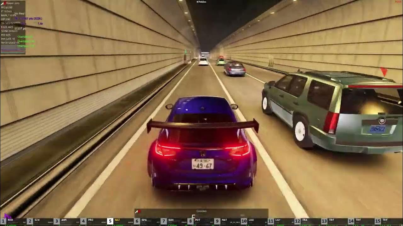 Assetto Corsa Traffic Mod Type R GamePlay YouTube