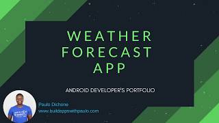 Android Developer's Portfolio - Build a Forecast Weather App - Part 5