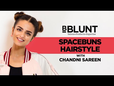 How To Style A Party Updo  Like Chandni Sareen's Space Buns