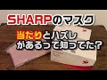 【シャープのマスク】SHARPのマスクに当たりハズレがあるって知ってた？