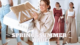 Spring&amp;Summer try on HAUL 2021| ZARA, H&amp;M, RESERVED