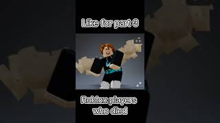 Roblox players who died (part 2) (joke)