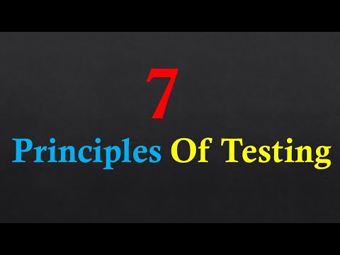 7 Principles Of Testing #Manual Testing #Subscribe - YouTube