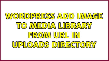 Wordpress: Add image to media library from URL in uploads directory (2 Solutions!!)