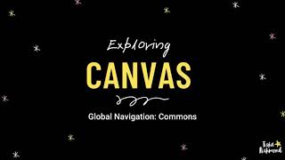 Global Navigation- Commons