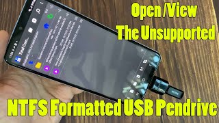 How to Open and View the unsupported NTFS formatted USB Pendrive in any Android Phone? screenshot 4