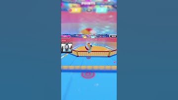 DOMINATING IN VOLLEYBALL #Shorts #fallguys