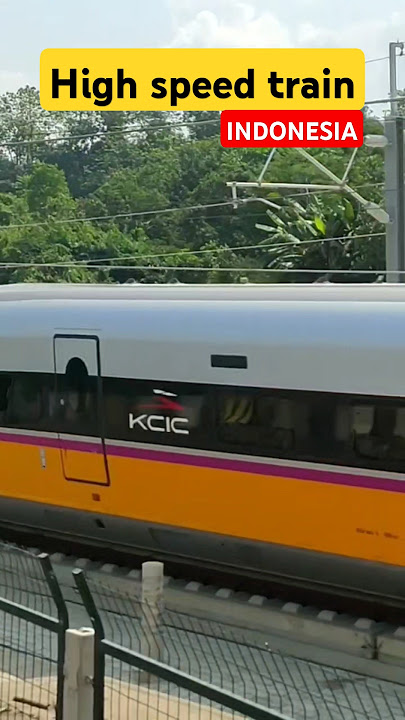 350 km/h high speed train #highspeedrailway #highspeedtrain #keretaapi #shortvideo
