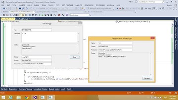 C# Application - How to Receive SMS from WhatsApp | FoxLearn