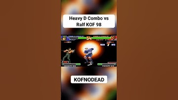 Heavy D Combo vs Ralf KOF 98 #arcade #kofnodead #comboskof #shorts #reels #kof98 #kof #retro