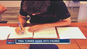 Trea Turner signs with Padres