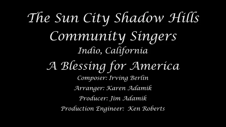 Sun City Shadow Hills Community Singers, Indio, Ca...