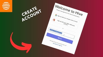 how to create a hive account