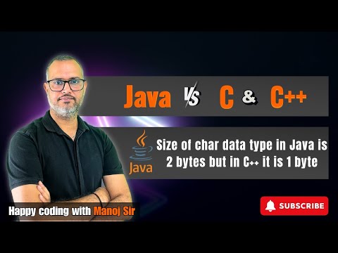 2.9  Why the size of char is 2 bytes in Java and why does it differ from C and C++ languages?