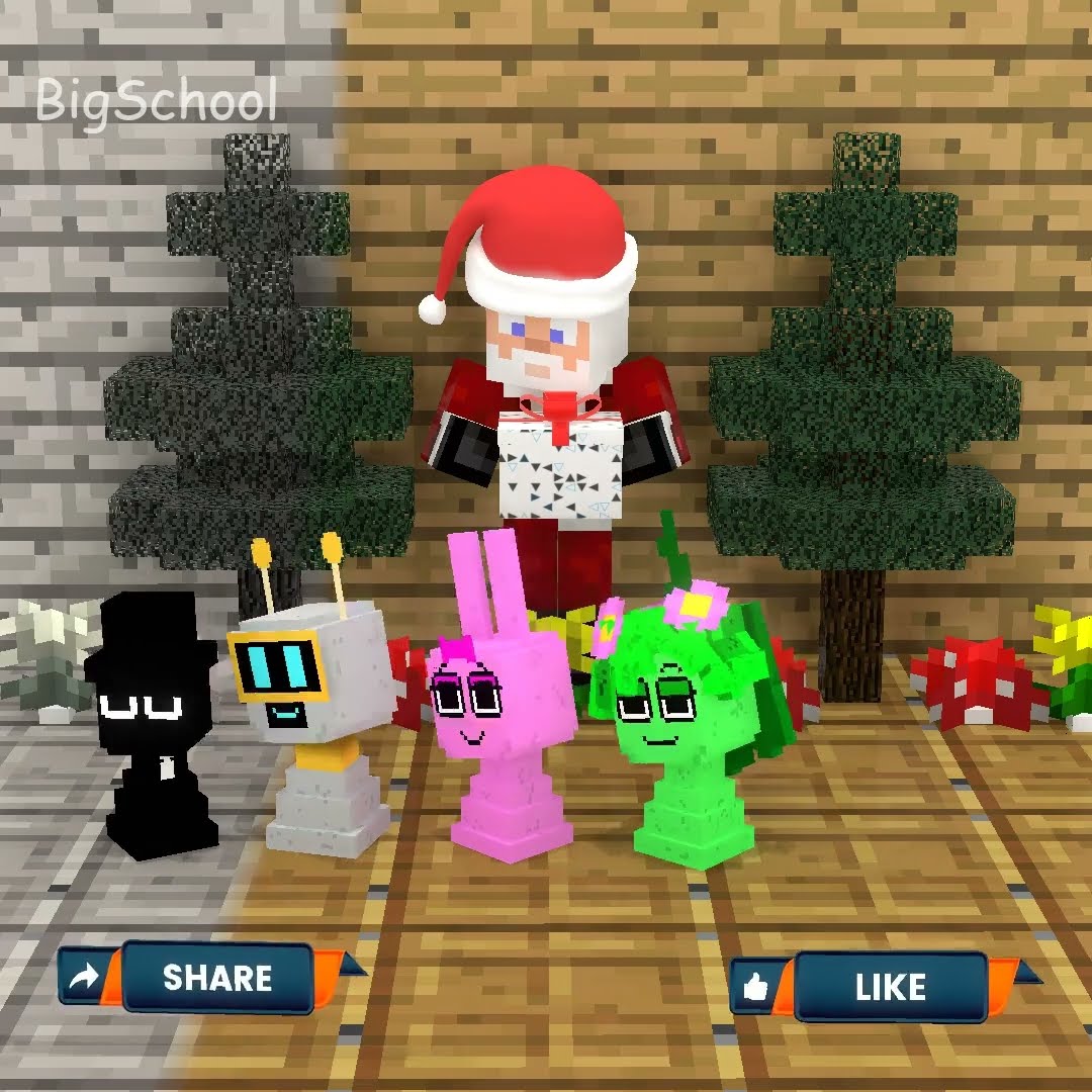 Which team will get Santa Claus's gift box? Team Fun Bot or Team Black? ?