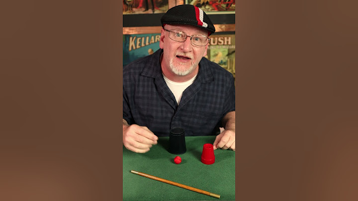 Cup and Balls and Cups: A Magic Lesson