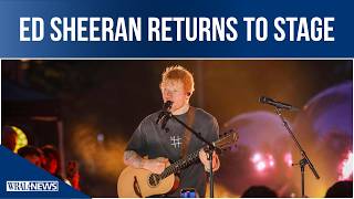 Ed Sheeran back on stage amid Palestine controversy