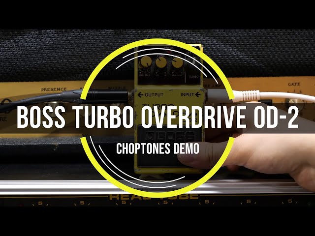 Boss OD-2 Turbo Overdrive Japan | Playthrough Demo - YouTube