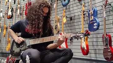 My First Time Playing An 8 String!