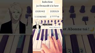 Indochine - J'ai Demandé à la Lune | Piano Tutorial