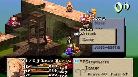 Lets Play FFT Dancer SCC part 4- Oh woe be to Giraffefog!