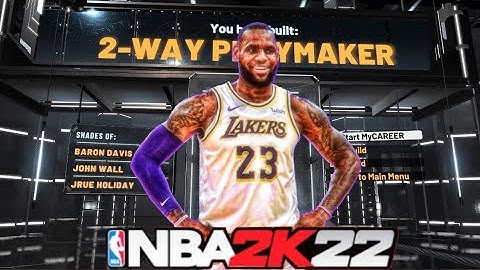 THIS BUILD IS GAME BREAKING IN NBA 2K22! BEST 2 WAY PLAYMAKER🔥