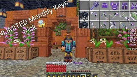 How to get Unlimited Monthly Keys For Free In Applemc | Lifesteal | #minecraft #applemc 