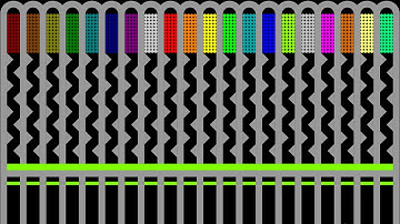 Mix & Seperate - Marble Run Race ASRM 12 in Algodoo