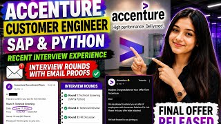 🔥Accenture Customer Software Engineer (SAP & Python) Interview Experience 2026 | Offer Released ⭐