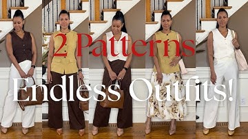 2 Patterns, Endless Outfits | DIY Fall Capsule Wardrobe Sewing Guide