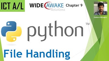 ICT AL Python File Handling
