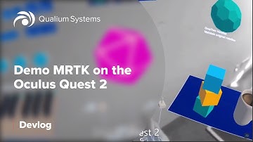 Demo MRTK on the Oculus Quest 2