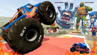 Monster Jam Madness | Monster Trucks Crashes and High Speed Jumps