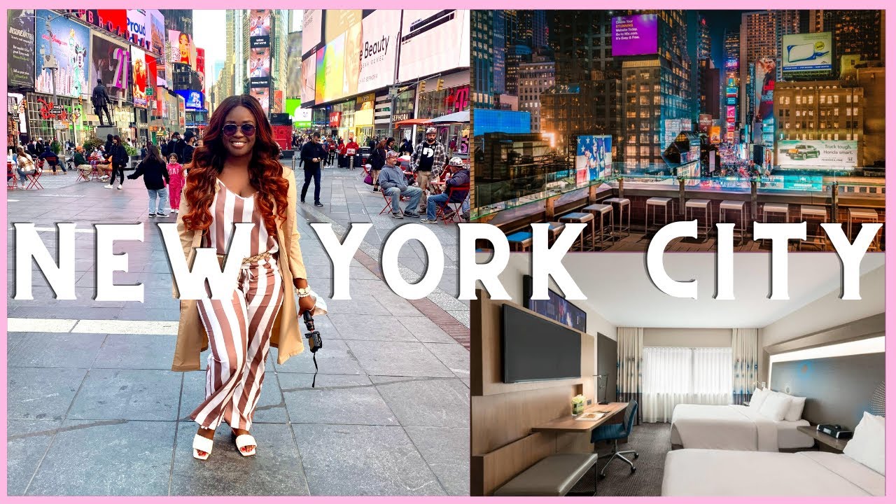 NEW YORK CITY VLOG PT. 1 | M SOCIAL HOTEL, TIMES SQUARE, AND GOOD FOOD