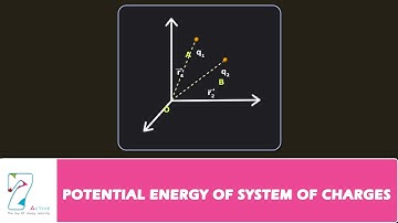 POTENTIAL ENERGY OF SYSTEM OF CHARGES