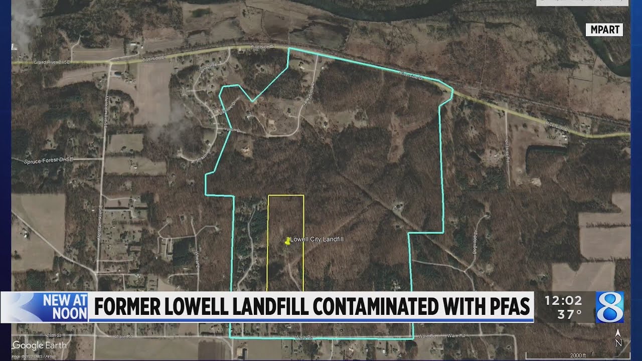 Former Lowell landfill named a PFAS contamination site YouTube