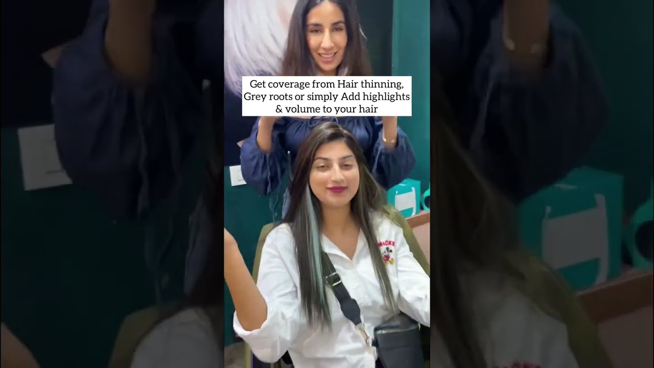 Best hair topper for natural coverage & adding highlights | scalp line hair topper 