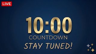 10 Minute Countdown Timer ⏰ | With Alarm | No Music | Study, Work, Focus & Productivity Timer