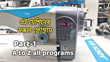 A to Z all programs jack A2s, part-1 @infobuzzsumon @sewingmachinerepair1