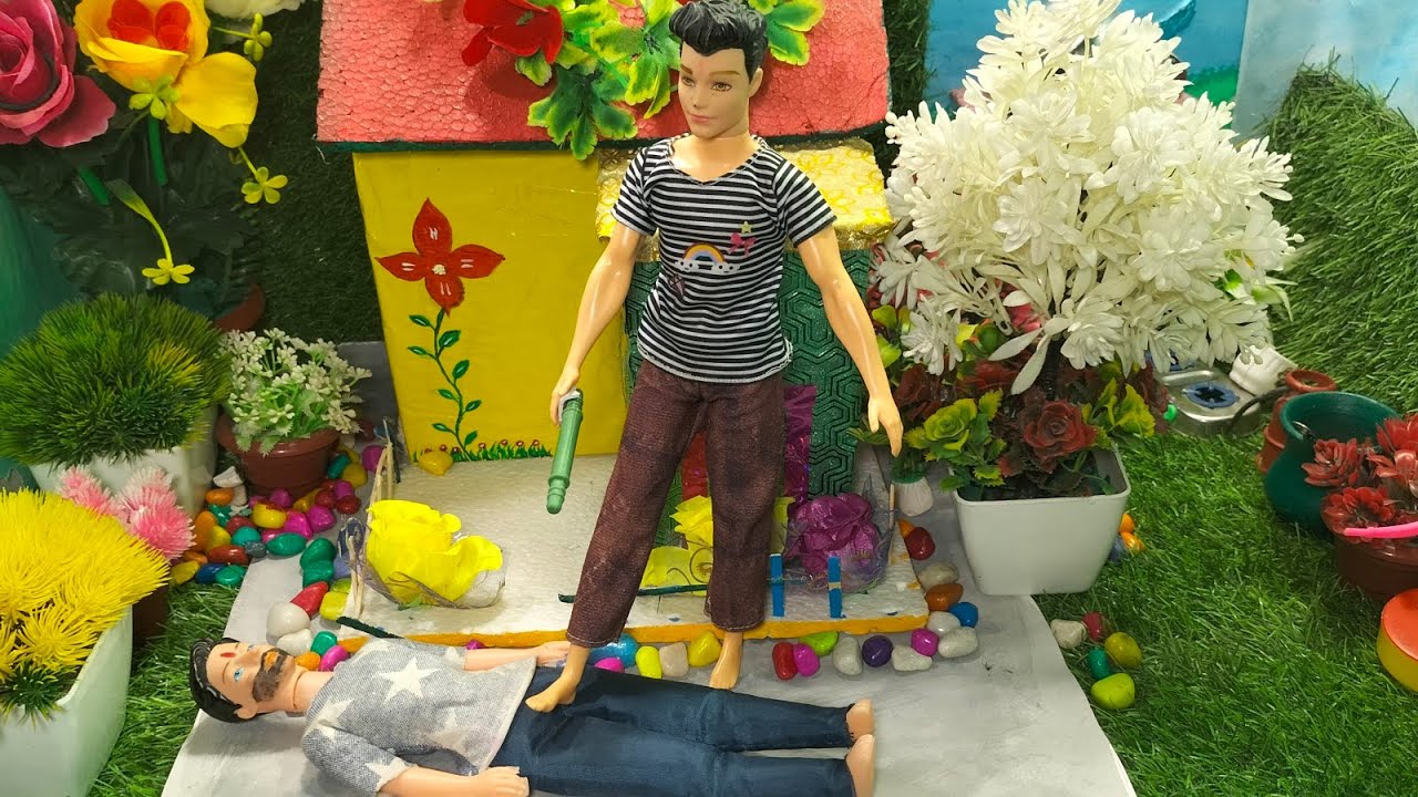 Barbie doll All day Routine/Chinky Pinky Kahani Part 22/Village