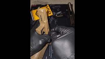 installation Gflex glock 19x asmr.. g-flex #comment #glock #gf #testing #gun #tutorial #edc