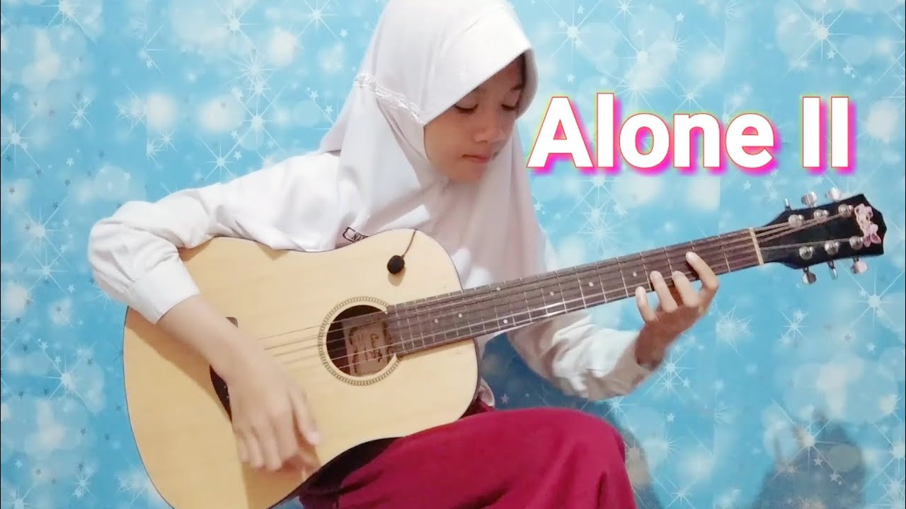 Alone pt 2 Alan Walker & Ava Max  Cover Guitar Fingerstyle -  (hasna cia)