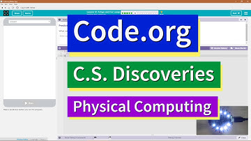 Arrays and For Loops Lesson 12.6 Tutorial with Answers Code.org CS Discoveries Physical Computing