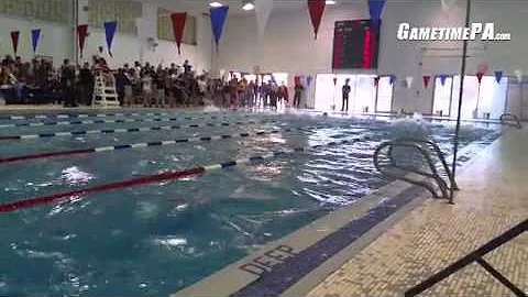 Julia Cullen of Radnor wins the 50 free. Radnor le...