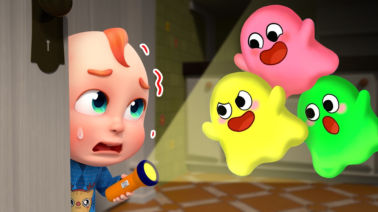 Apa Itu di Kegelapan? 👻 | Jangan Takut! Lagu Anak Berani | Rosoo Bahasa Indonesia